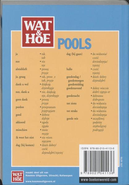 Grote foto wat hoe taalgids pools wat hoe taalgids boeken overige boeken