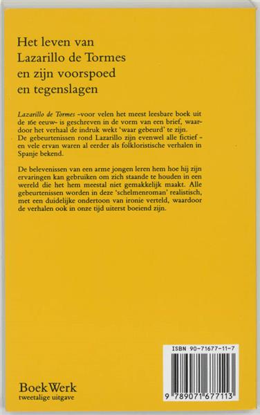 Grote foto het leven van lazarillo de tormes en zijn voorspoed en tegenslagen spaanse reeks boeken overige boeken
