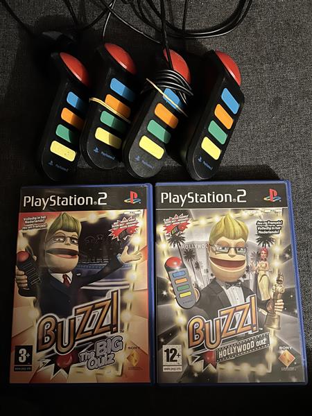 Grote foto playstation 2 grijs kabels en spellen spelcomputers games playstation
