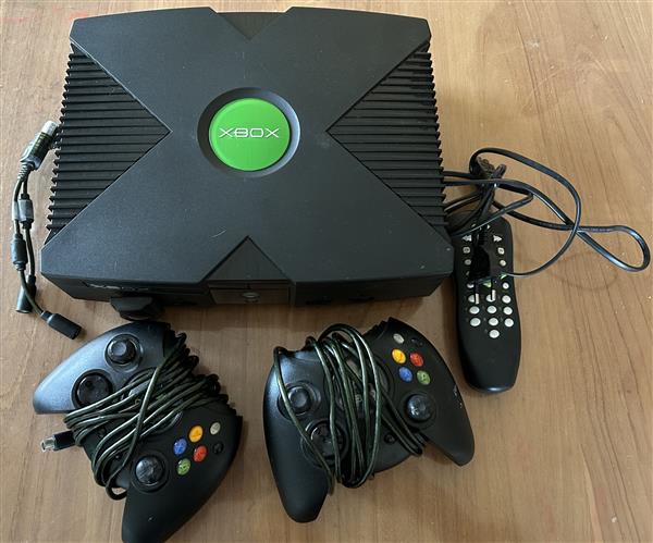 Grote foto xbox met spellen spelcomputers games xbox