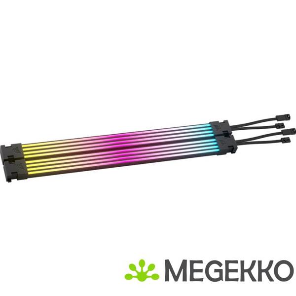 Grote foto corsair icue argb psu cable strips 2x 200mm computers en software overige computers en software