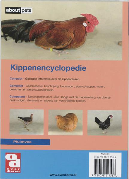 Grote foto de kippenencyclopedie over dieren 154 boeken hobby en vrije tijd