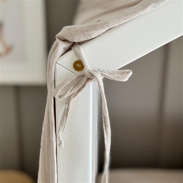 Grote foto mousseline klamboe voor bedhuis type b vanilla kinderen en baby complete kinderkamers