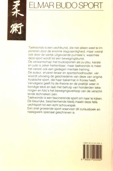 Grote foto taekwondo elmar budo sport boeken hobby en vrije tijd