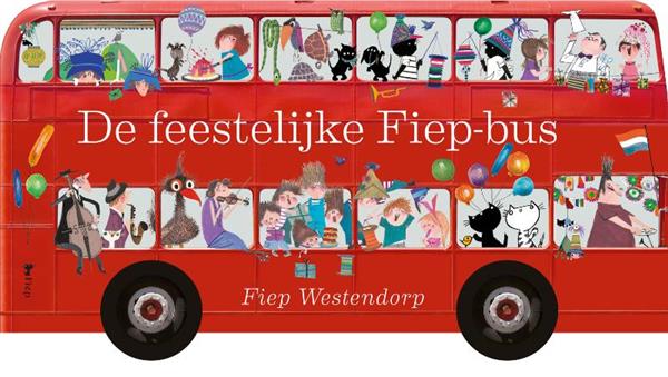 Grote foto de feestelijke fiep bus boeken overige boeken