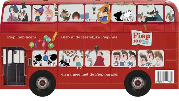 Grote foto de feestelijke fiep bus boeken overige boeken