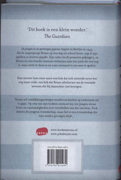 Grote foto de jongen in de gestreepte pyjama boeken jeugd 13 jaar en ouder