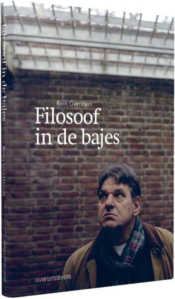 Grote foto filosoof in de bajes boeken wetenschap