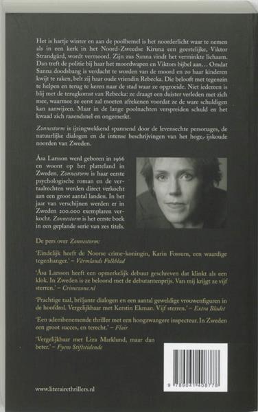 Grote foto zonnestorm rebecka martinsson 2 boeken thrillers