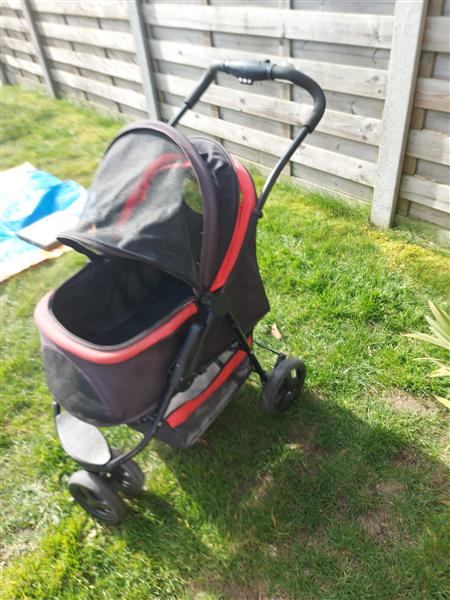 Grote foto hondenbuggy opvouwbaar dieren en toebehoren overige toebehoren