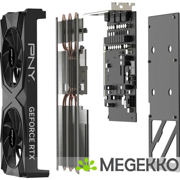 Grote foto pny geforce rtx 4060 ti 8gb verto dual fan computers en software videokaarten