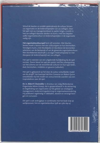 Grote foto het organisatiecultuurspel boeken overige boeken