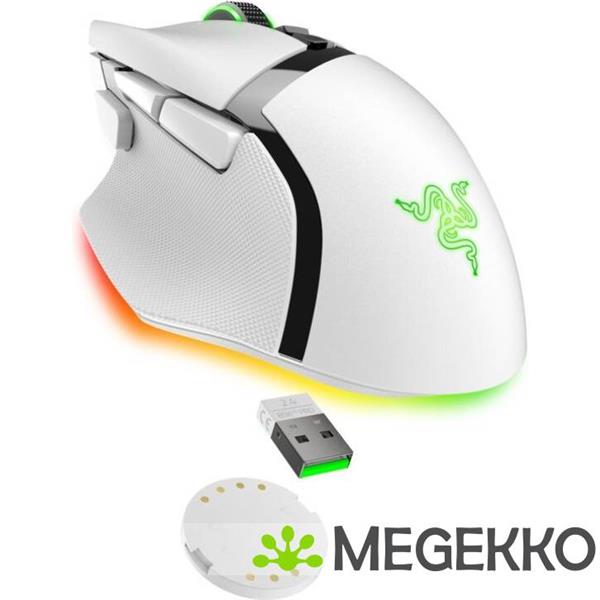 Grote foto razer basilisk v3 pro 35k wit draadloze gaming muis computers en software overige computers en software