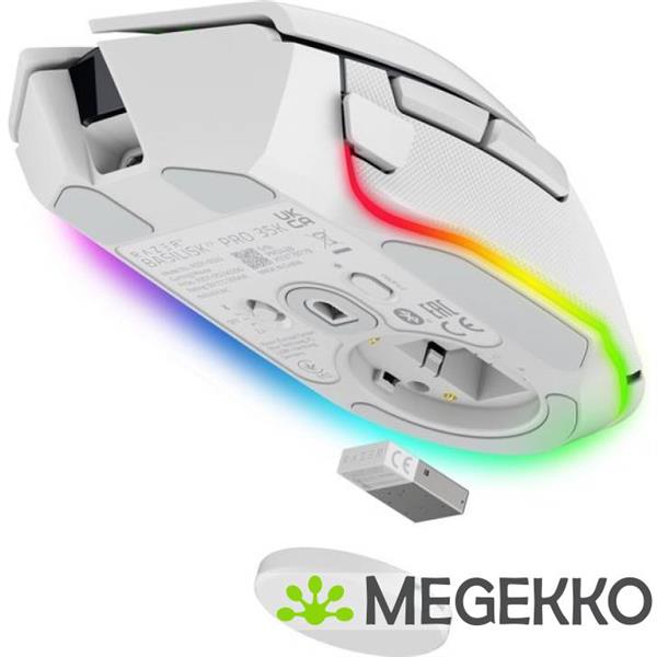 Grote foto razer basilisk v3 pro 35k wit draadloze gaming muis computers en software overige computers en software