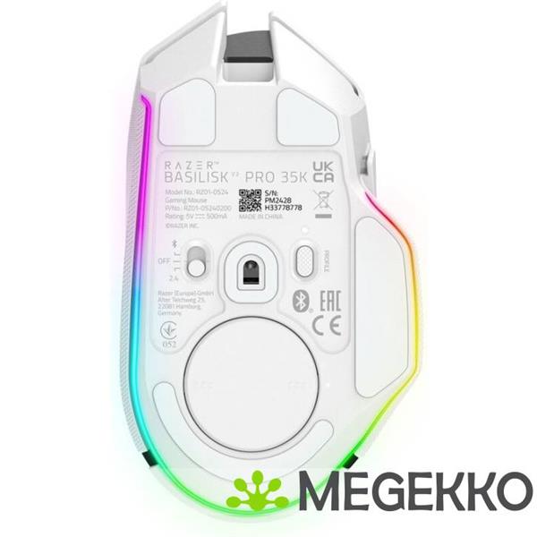 Grote foto razer basilisk v3 pro 35k wit draadloze gaming muis computers en software overige computers en software