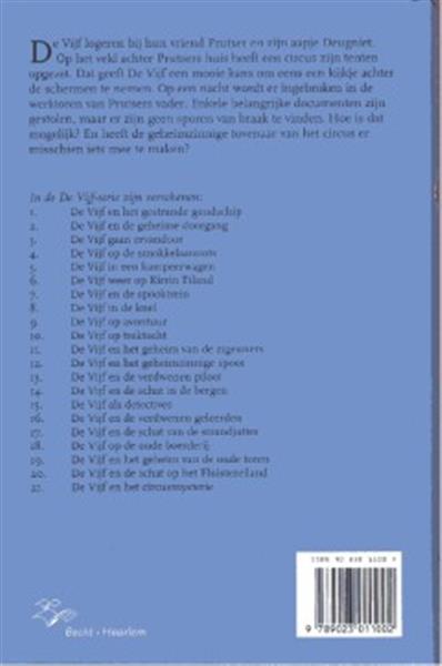 Grote foto de vijf 21 en het circusmysterie de vijf serie 21 boeken jeugd 13 jaar en ouder