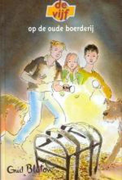 Grote foto de vijf 18 op de oude boerderij de vijf serie 18 boeken jeugd 13 jaar en ouder