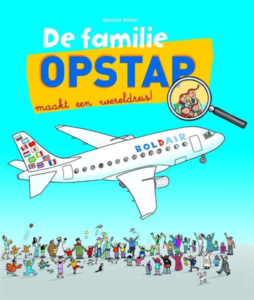 Grote foto de familie opstap maakt een wereldreis boeken jeugd 13 jaar en ouder