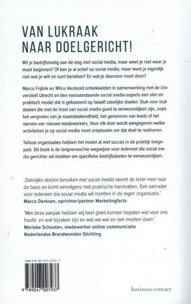 Grote foto zakelijke doelen bereiken met social media boeken overige boeken