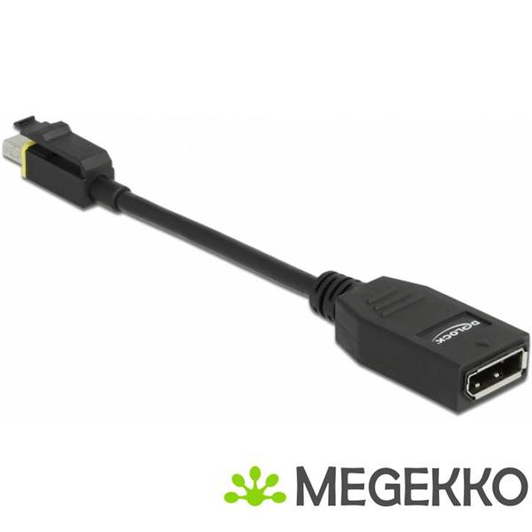Grote foto delock 65978 mini displayport 1.4 naar displayport adapter met vergrendeling 8k 60 hz computers en software overige computers en software