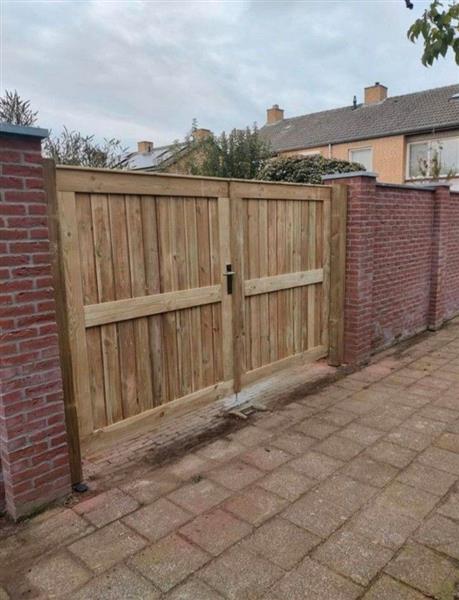 Grote foto tuinpoorten tuin en terras hekken en schuttingen