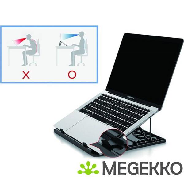 Grote foto conceptronic thana ergo s laptop cooling stand 39 6 cm 15.6 notebookstandaard grijs computers en software overige computers en software