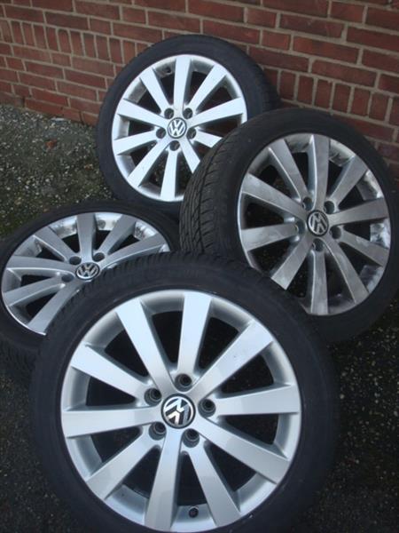 Grote foto 17 orig vw highline golf 6 audi a3 a4 seat 5x112 auto onderdelen banden en velgen