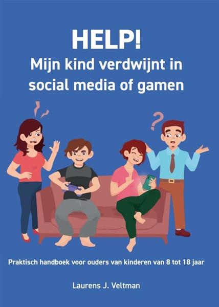 Grote foto help mijn kind verdwijnt in social media of gamen boeken overige boeken