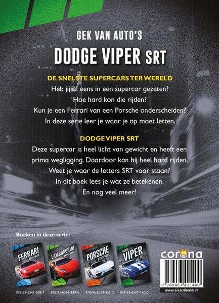 Grote foto gek op auto dodge viper srt boeken overige boeken