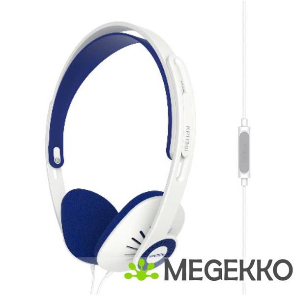 Grote foto koss kph30i hoofdtelefoons hoofdband 3 5mm connector blauw wit audio tv en foto koptelefoons
