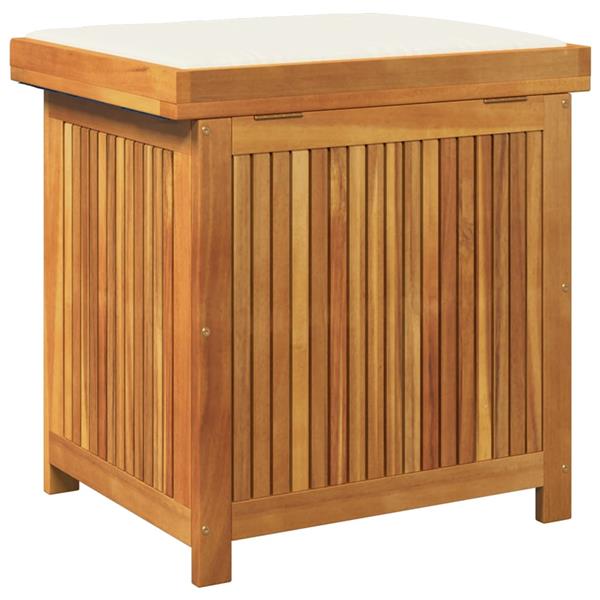 Grote foto vidaxl kussenbox voor buiten 60x50x61 cm massief acaciahout tuin en terras overige tuin en terras