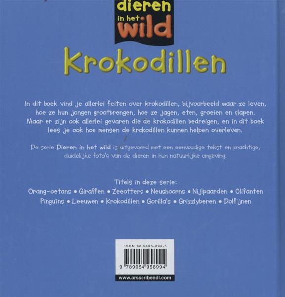 Grote foto krokodillen dieren in het wild boeken overige boeken