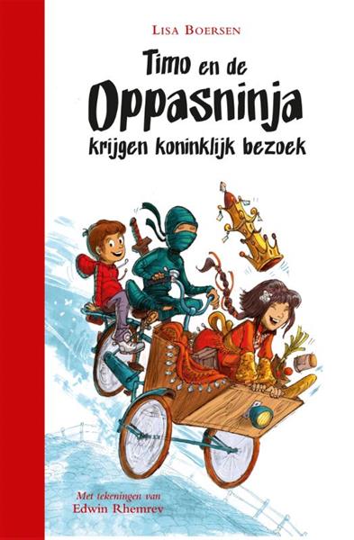 Grote foto timo en de oppasninja krijgen koninklijk bezoek timo en de oppasninja 2 boeken jeugd 13 jaar en ouder