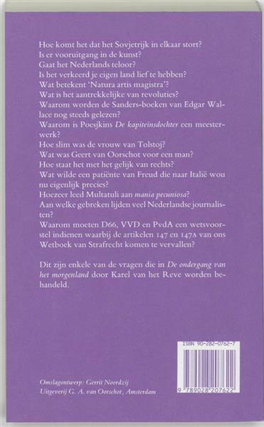 Grote foto de ondergang van het morgenland boeken overige boeken