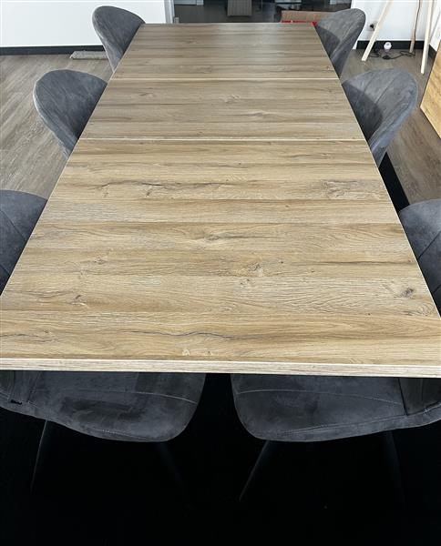 Grote foto eettafel met 6 stoelen huis en inrichting eettafels