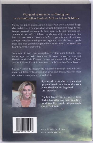 Grote foto terug naar de kust boeken thrillers