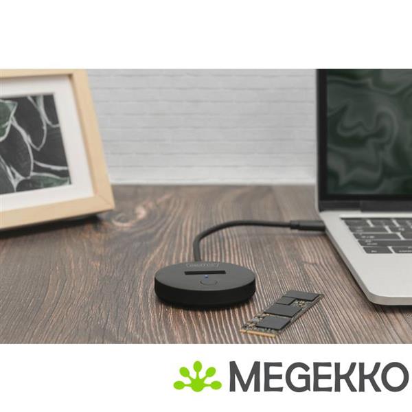 Grote foto digitus da 71547 usb c 3.2 dock voor m.2 nvme ssd computers en software harde schijven