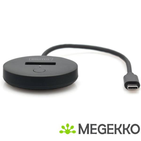 Grote foto digitus da 71547 usb c 3.2 dock voor m.2 nvme ssd computers en software harde schijven