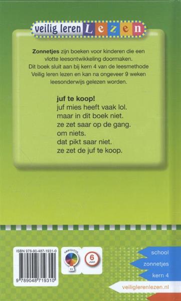 Grote foto juf te koop avi e3 veilig leren lezen boeken jeugd 13 jaar en ouder