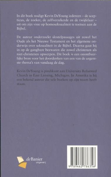 Grote foto wat de bijbel werkelijk leert over homosekualiteit boeken overige boeken