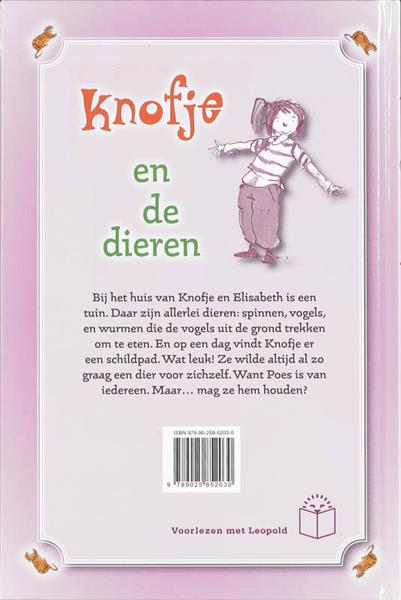 Grote foto knofje en de dieren voorlezen met leopold boeken jeugd 13 jaar en ouder