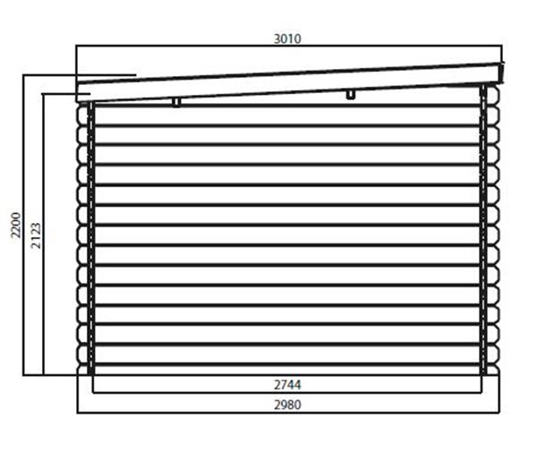 Grote foto nieuw goedkoop modern tuinhuis rohan s8369 tuin en terras tuinhuisjes en blokhutten