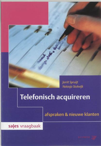 Grote foto telefonisch acquireren boeken overige boeken