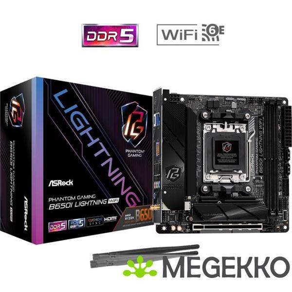 Grote foto asrock b650i lightning wifi computers en software moederborden
