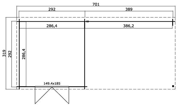 Grote foto blokhut met overkapping st. louis 681x292 tuin en terras tuinhuisjes en blokhutten