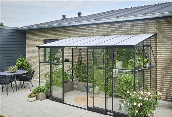 Grote foto muurkas qube lt 612 zwart 188 x 374 x 230 cm tuin en terras kassen en kweekspullen