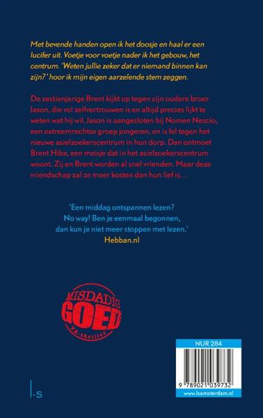 Grote foto nomen nescio misdadig goed boeken jeugd 13 jaar en ouder