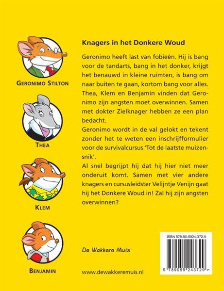 Grote foto knagers in het donkere woud geronimo stilton 12 boeken jeugd 13 jaar en ouder