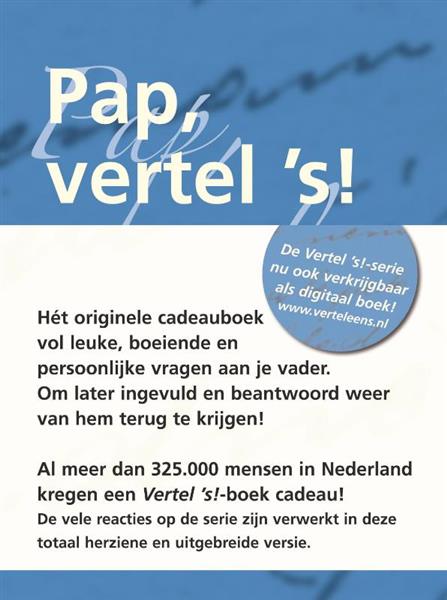 Grote foto pap vertel vertel eens boeken psychologie