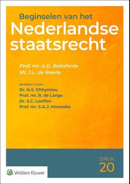 Grote foto beginselen van het nederlandse staatsrecht boeken overige boeken
